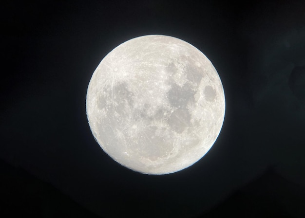 Night sky background with moon on black sky Astro photo on summer night with soft selective focus