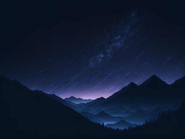 Night sky background