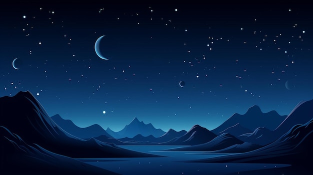 The night sky is a beautiful place to visit.