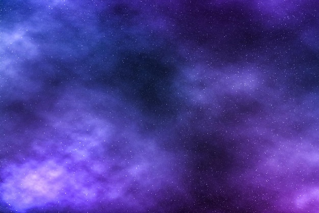Night sky stars background nebula clouds in cosmos