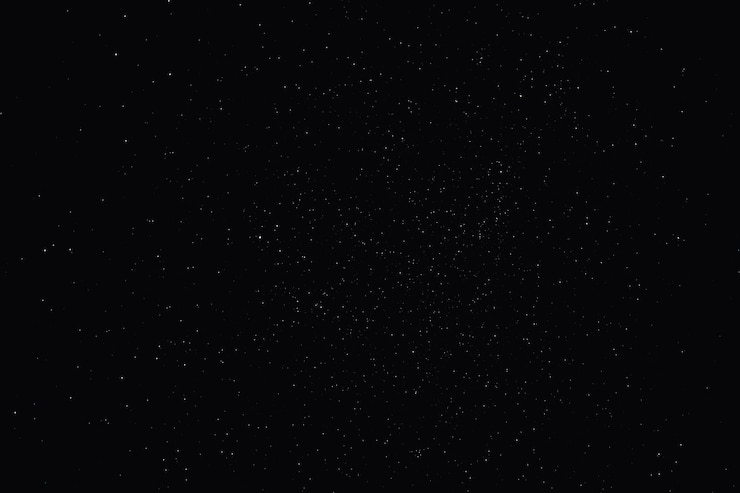 Photo night sky stars and galaxies in the sky at dusk