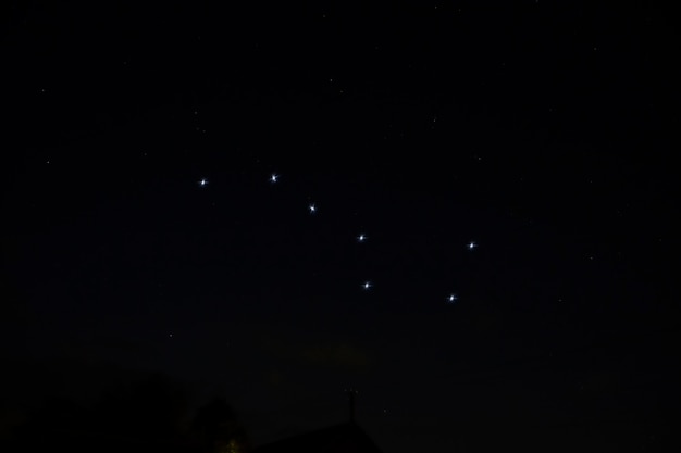 夜空おおぐま座星座