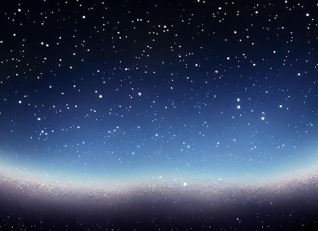 Night sky with stars Illustration