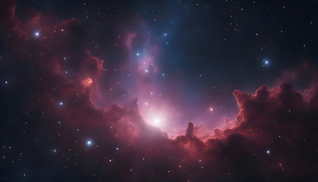 Night sky with stars and nebula elements of this image furnished by nasa