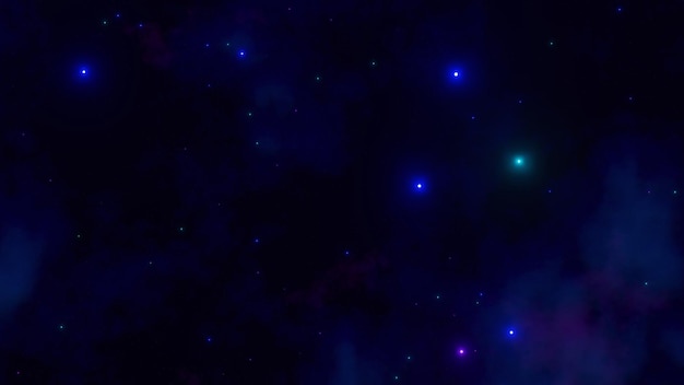 Ночное звездное небо красивое пространство с туманностью Абстрактный фон со звездным пространством