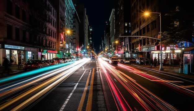 night traffic in hong night traffic traffic generative AI