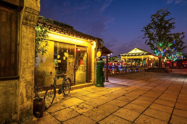 Night view of Wuxi Dangkou Ancient Town