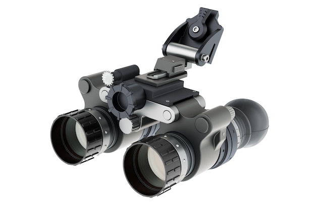 Night Vision Goggles with Digital Infrared System 3D rendering