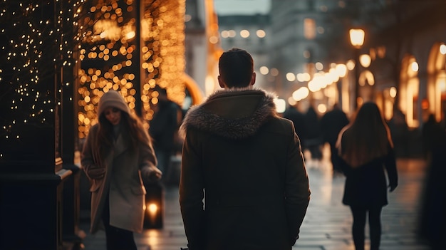 A Night Walk in the Streets