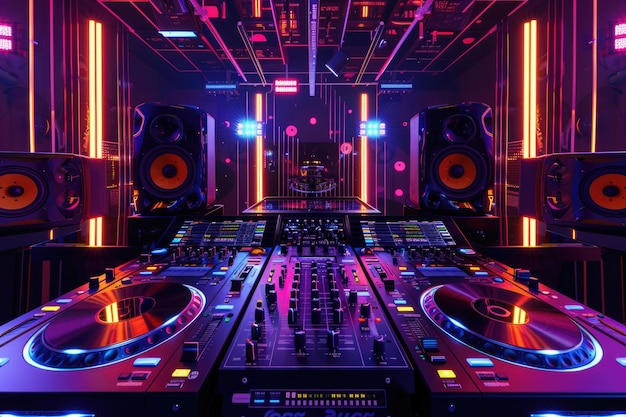 nightclub parties DJ sound equipment