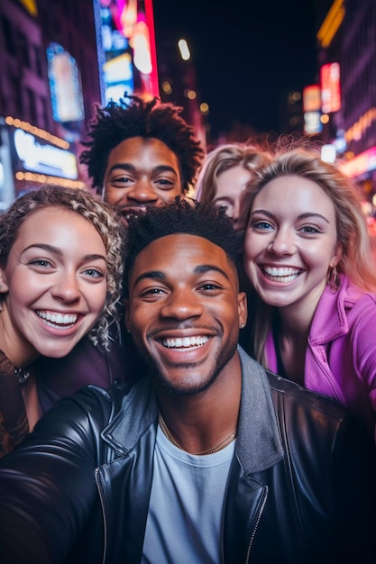 Nightlife Chronicles Selfie-snapshots van AfterDark Celebrations Generatieve AI