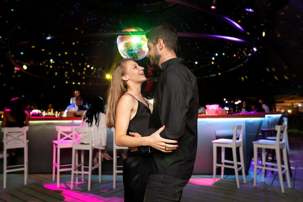 nightlife people having fun in bars and clubs