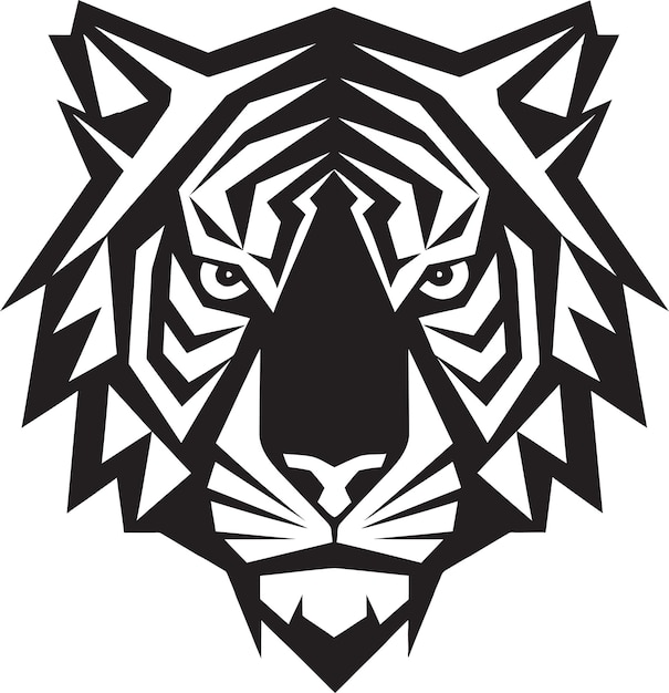 Nighttime Hunter Crest Sinister Tiger King Badge