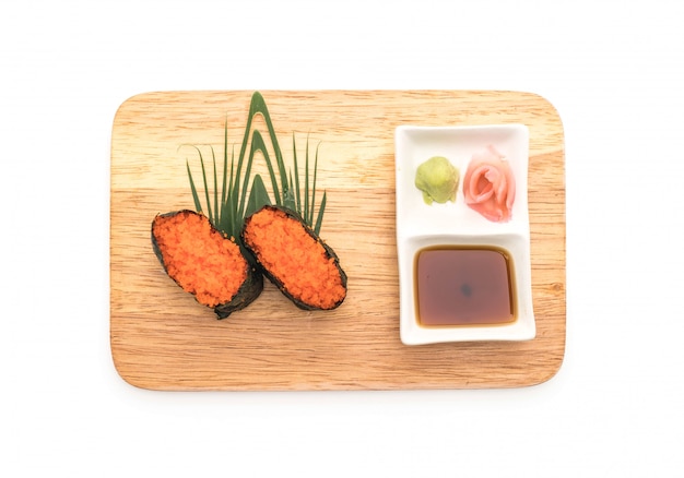 nigiri sushi van garnalen met garnalen - Japanse stijl van eten