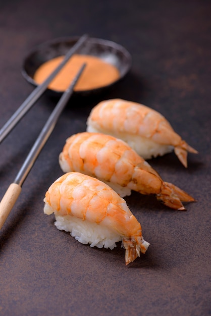 Nigiri van close-upsushi