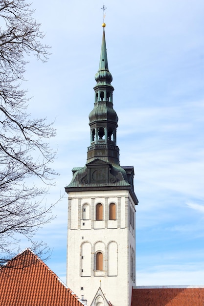 Niguliste-kerk in de oude stad van Tallinn, Estland