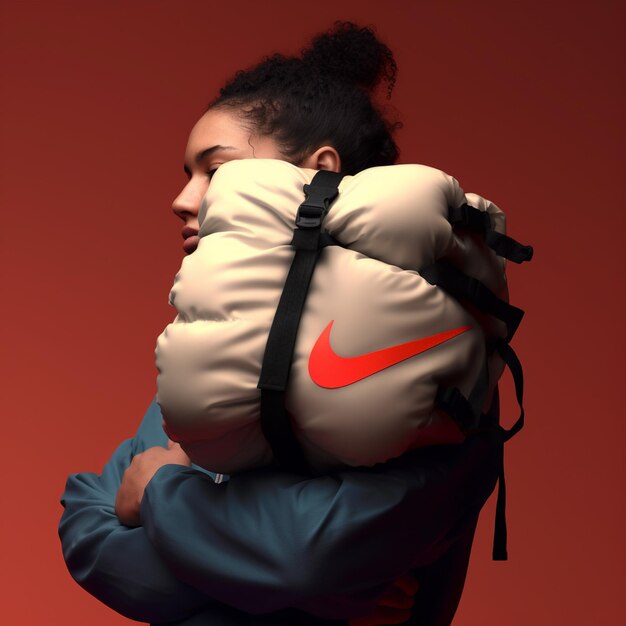 Premium Photo | Nike oversized bag peck