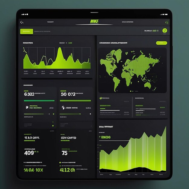 Photo nike sustainability dashboard environmental impact showcase