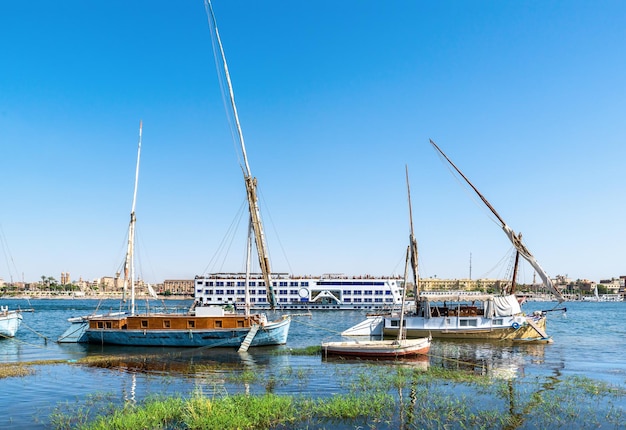 Nile River off the coast of Luxor