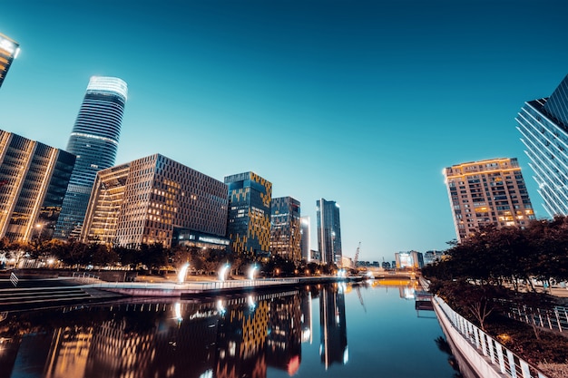 中国忍者市、夜景