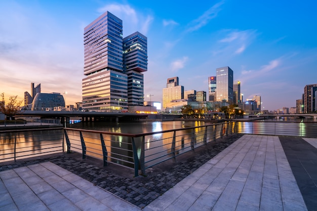 Ningbo City Modern Architecture cityscape