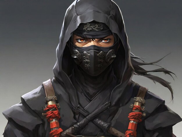 Photo ninja anime character