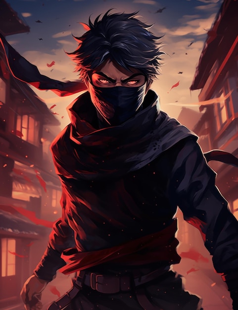 Ninja anime character