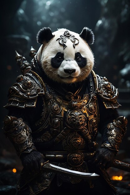 Foto ninja panda van de moordenaars.