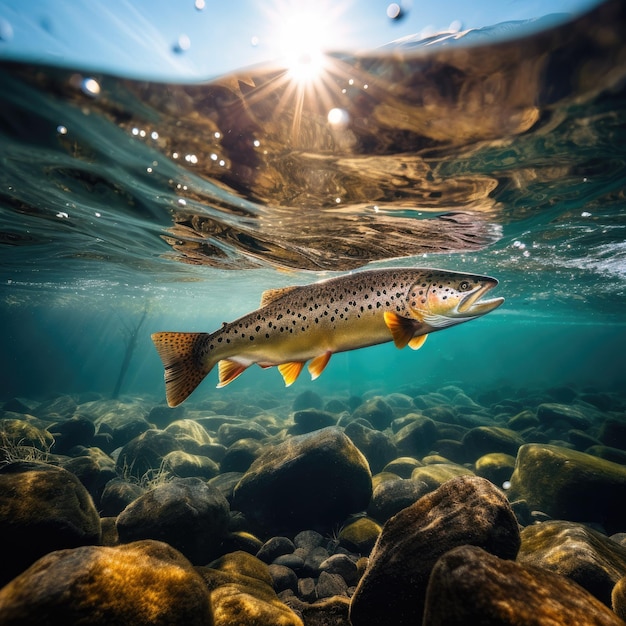 Nirvana of Trout Capturing the Underwater Realm with a Mastery