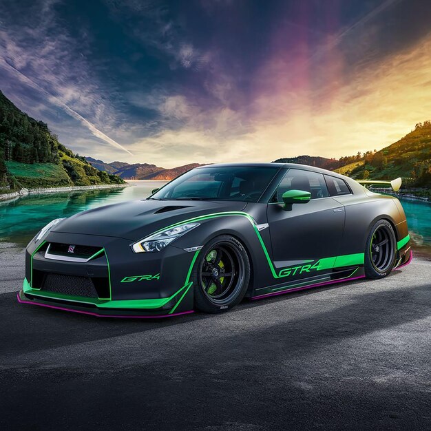 Foto immagine di auto nissan gtr 4