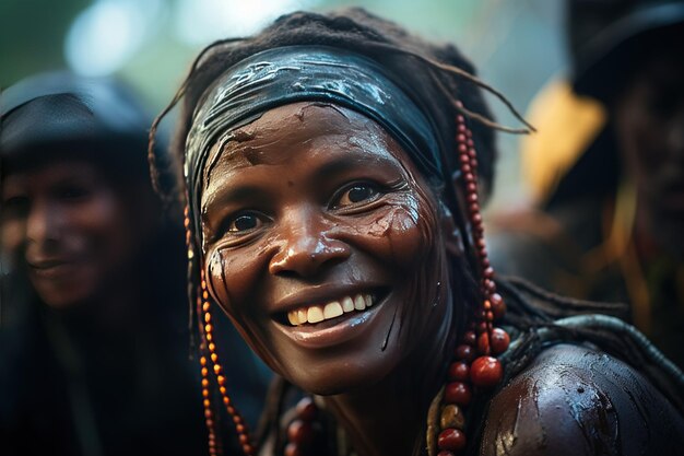 Photo nivanuatu people on the island of rah lava in the torba province of vanuatugenerated with ai