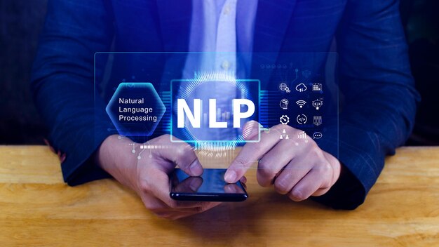 NLP concept natural language processing neural network nlp coaching neuro linguistic programming AI Artificial intelligence data science