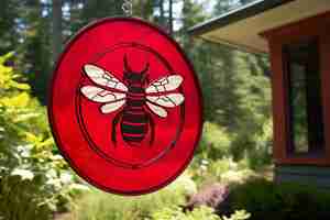 Photo no bees red sign