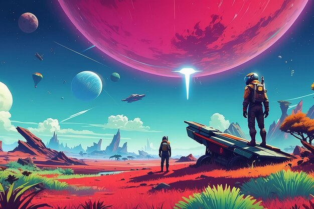 Photo no mans sky is the best game in the world