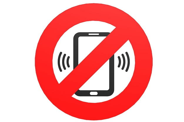 No mobile phone sign