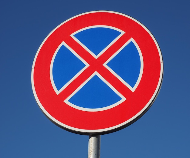 No parking sign