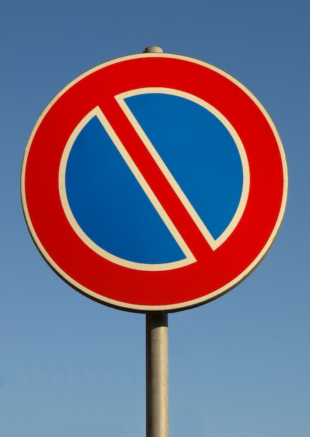 No parking sign