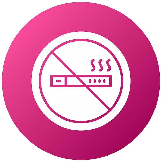 Photo no smoking icon style