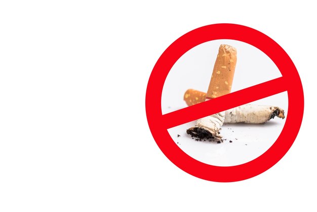 No and Stop smoking for World No Tobacco Day.