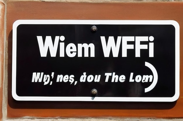 Foto segno senza wi-fi