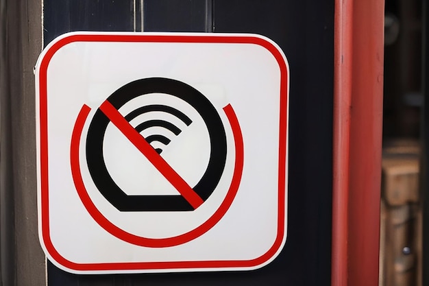 Photo no wifi sign