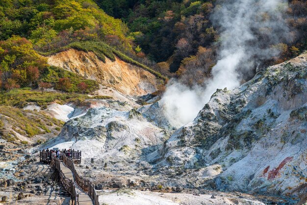 Photo noboribetsu hokkaido japan