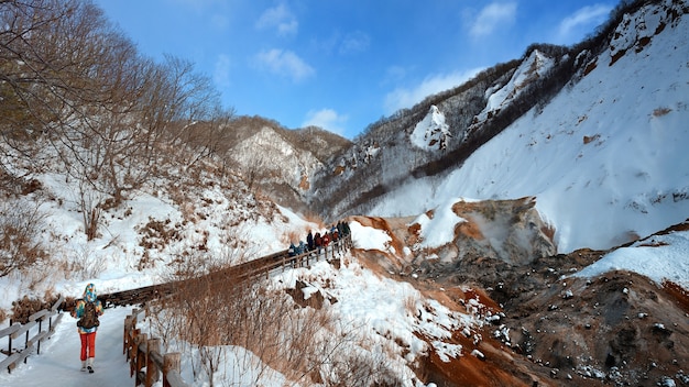 Noboribetsu mountain japan