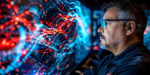 noc technicians monitor network traffic troubleshoot issues ensure network performance concept network operations center network monitoring issue troubleshooting network performance