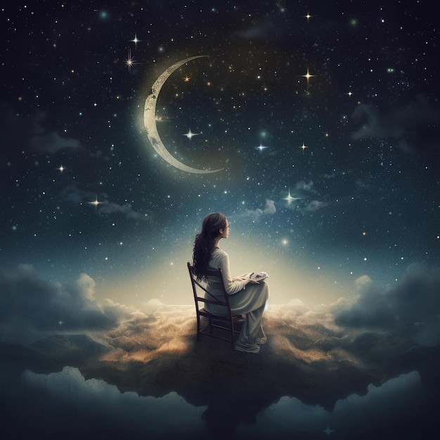 Nocturnal Wonders Moon and Magical Nights | Premium AI