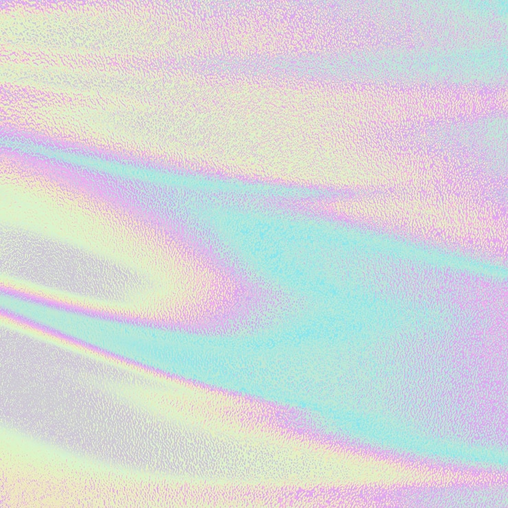 Photo noise neon holographic texture