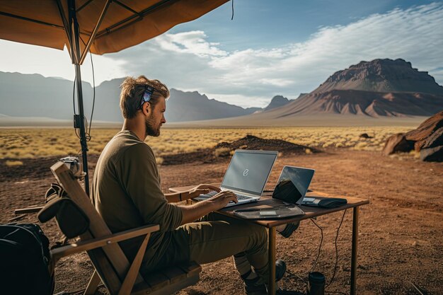 Foto nomad visa apre le porte ai lavoratori a distanza consentendo il telelavoro durante il viaggio