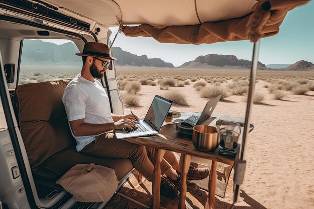 Photo nomad visa opens doors for remote workers enabling teleworking while traveling