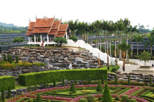 Foto giardino botanico tropicale di nongnooch, pattaya, tailandia