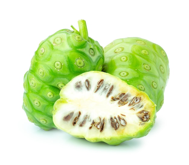 Noni isolated on white background